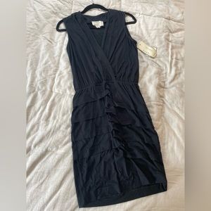 NWT - Nicole Miller Artelier black cotton dress